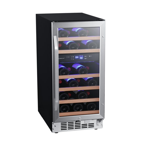 EdgeStar 15'' 26 Bottle Dual Zone BuiltIn Wine Refrigerator & Reviews